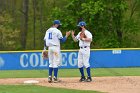 Baseball vs CGA  Wheaton College Baseball vs Coast Guard Academy during game one of the NEWMAC semi-finals playoffs. - (Photo by Keith Nordstrom) : Wheaton, baseball, NEWMAC